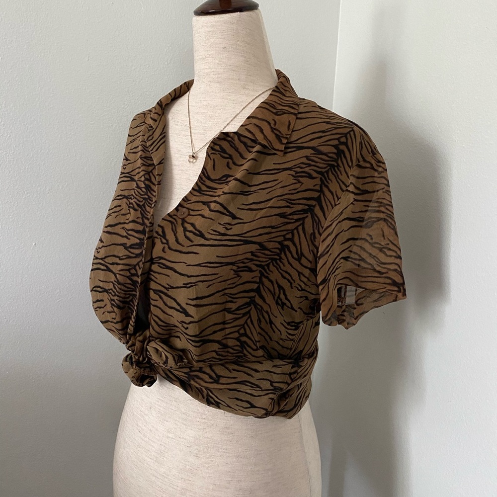 Tiger Print Shirt